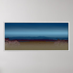 Horizont-Linie Poster