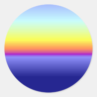 "Horizont" Runder Aufkleber