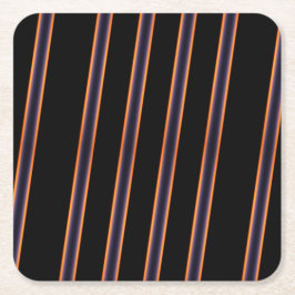 Horizont Sonnenuntergang, Muster Rechteckiger Pappuntersetzer