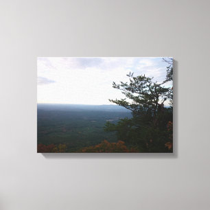 Horizont vom Mount Cheaha im Herbst Lavas Print Leinwanddruck