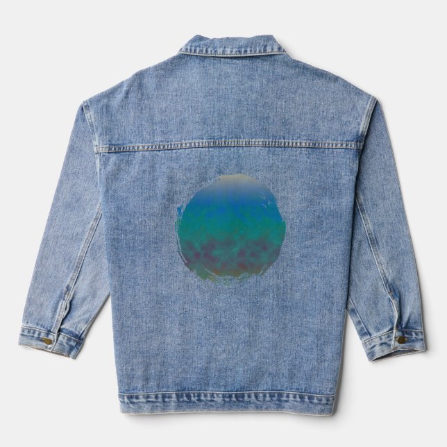 Horizont-Wäsche Jeansjacke (Rückseite)