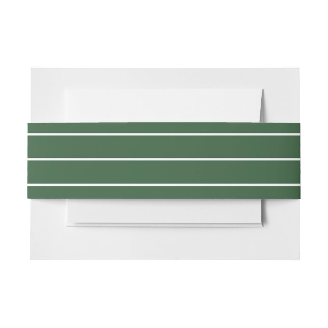 Horizontal gestreift, grün und weiß einladungsbanderole (Vorderseite Beispiel)