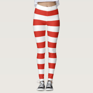 Horizontal gestreifte Farbtöne der kanadischen Nat Leggings