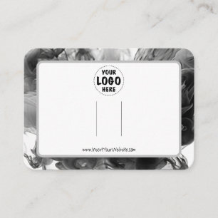 Horizontal Ihre Logo Bow Hair Clip Display Card Visitenkarte