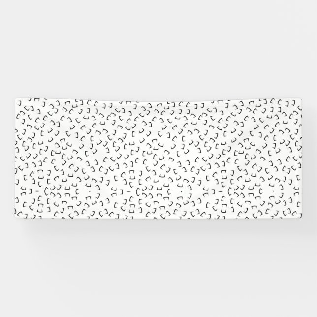 Horizontal, Iridium, Bannière d'anguille noire (Horizontal)