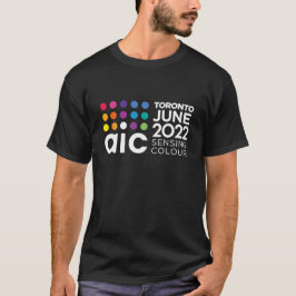 Horizontal Men Basic - Schwarzer T - Shirt