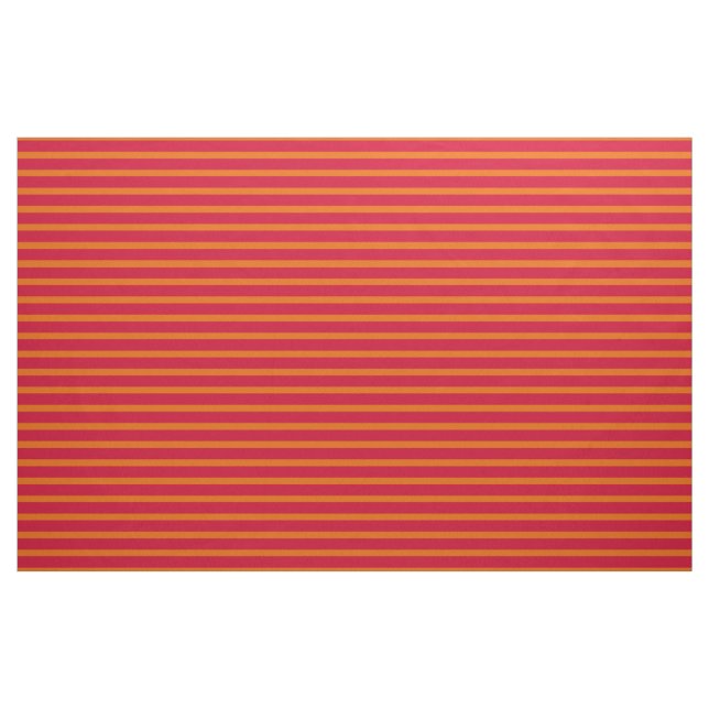 Horizontal rotes und orangefarbenes Gewebe Stoff (Yard (91,4 cm))