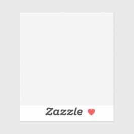 Horizontaldesign Acht Aufkleber