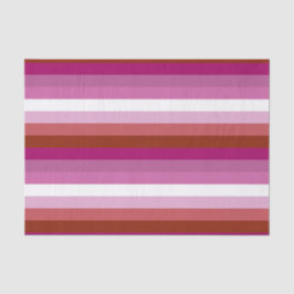 Horizontale Flagge für Lesben Seidenpapier