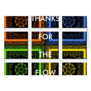 Horizontale Grußkartenvorlage