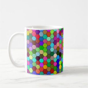 Horizontale Hexagons 11oz Tasse