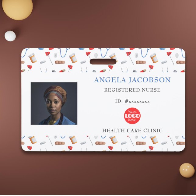 Horizontale ID für registrierte Krankenpflege Ausweis (Von Creator hochgeladen)