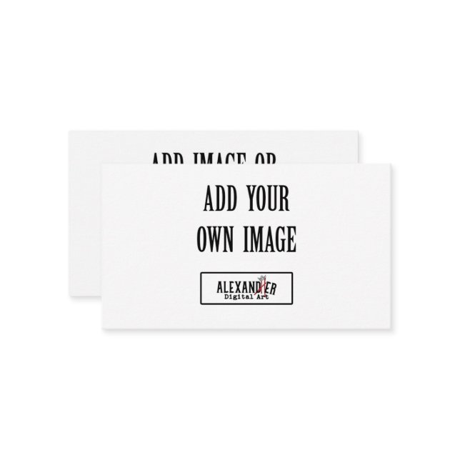 Horizontale Loyalität Visitenkarte (Vorderseite/Rückseite Beispiel)