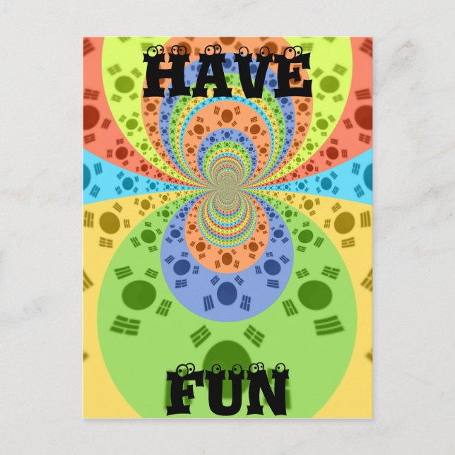 Horizontale Postkartenvorlage Postkarte (Vorderseite)