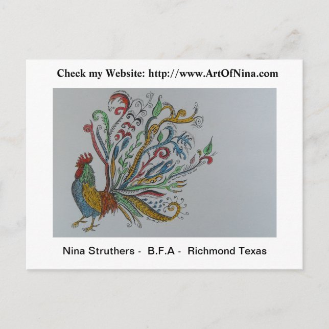 Horizontale Postkartenvorlage Postkarte (Vorderseite)