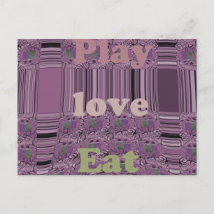 Horizontale Postkartenvorlage Postkarte