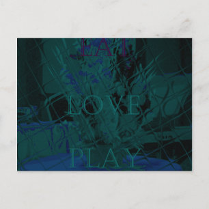 Horizontale Postkartenvorlage Postkarte