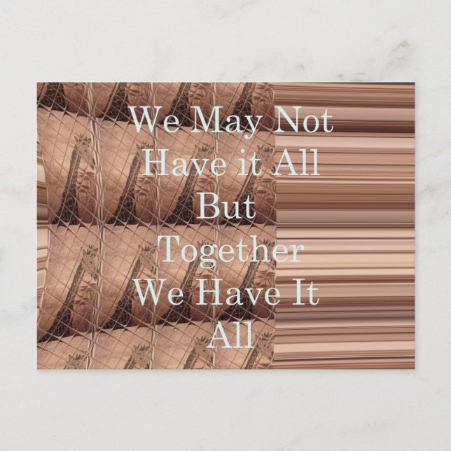 Horizontale Postkartenvorlage Postkarte (Vorderseite)