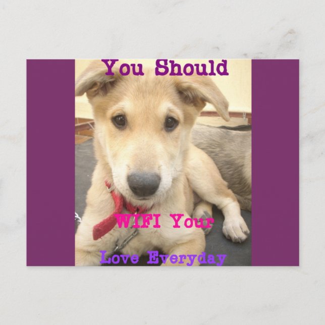 Horizontale Postkartenvorlage Postkarte (Vorderseite)