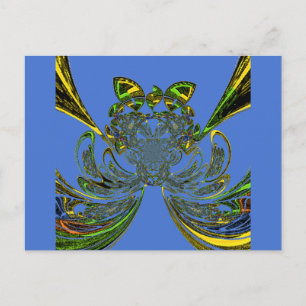 Horizontale Postkartenvorlage Postkarte