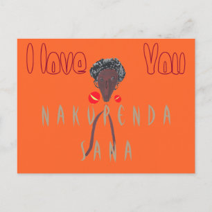 Horizontale Postkartenvorlage Postkarte