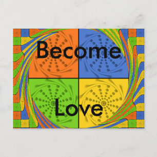 Horizontale Postkartenvorlage Postkarte