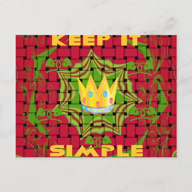 Horizontale Postkartenvorlage Postkarte (Vorderseite)