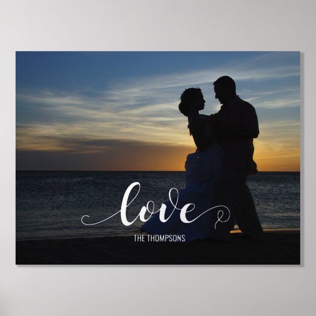 Horizontale Printmedien für die Skript-Liebe Foliendrucke (Vorderseite)