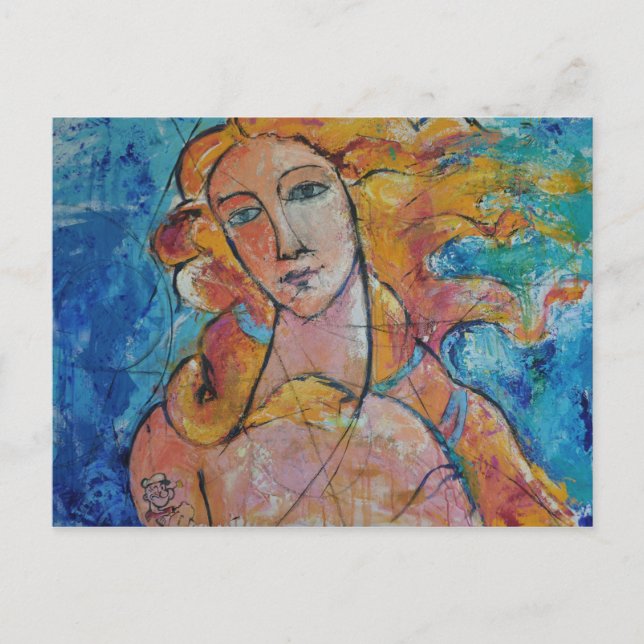 Horizontale Schönheitskarte Postkarte (Vorderseite)