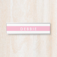 Horizontale Streifen aus individuelle Name, rosa u