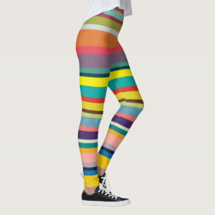 Horizontale Streifen Leggings