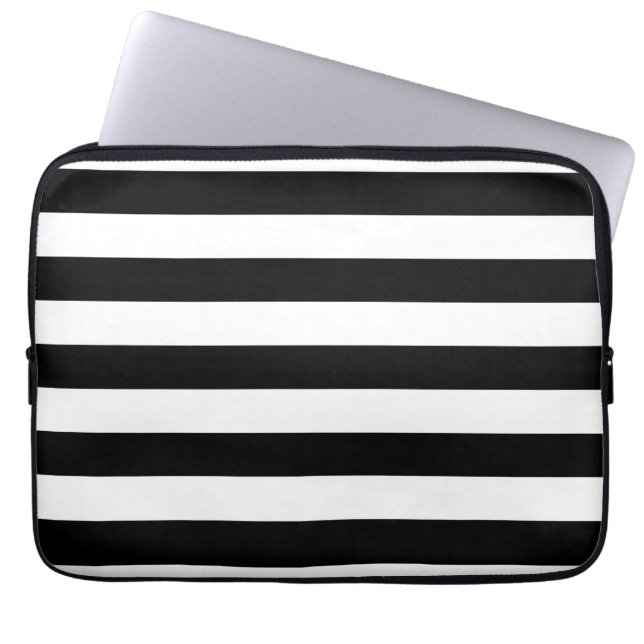 Horizontale Streifen-Neopren-Laptop-Hülse 13 Zoll Laptopschutzhülle (Vorderseite)
