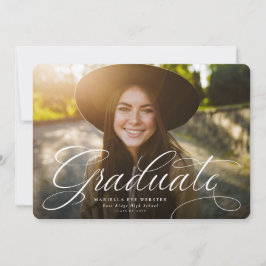 Horizontaler Abschluss mit einfachem Skriptabschlu Ankündigung