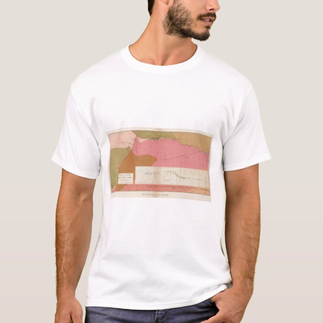 Horizontaler Abschnitt der Comstock Ader Süd T-Shirt (Vorderseite)