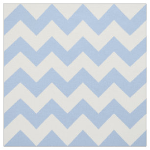 Horizontaler Baby-Blau-u. Weiß-Zickzack Stoff
