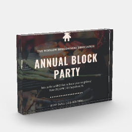 Horizontaler Blockblock Fotoblock