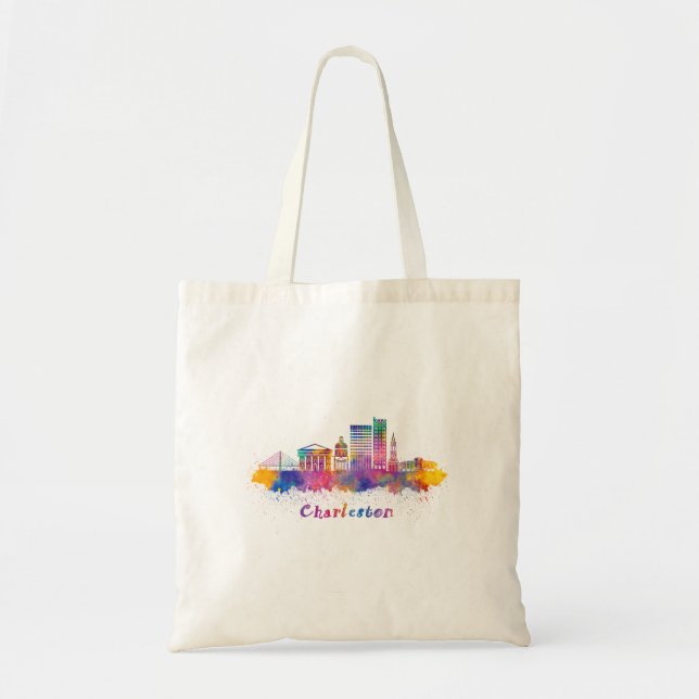 Horizontaler Charleston akuarela Tragetasche (Vorne)