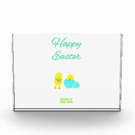 Horizontaler Osterhattling-Foto Fotoblock