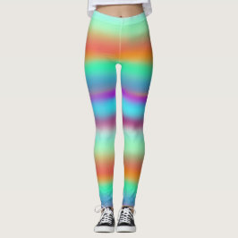 Horizontaler Regenbogen Leggings