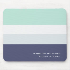 Horizontaler Streifen Monogramm Mous Mousepad