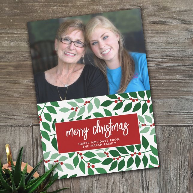 Horizontales Foto - Frohe Weihnachten Botanisch Ro (Von Creator hochgeladen)