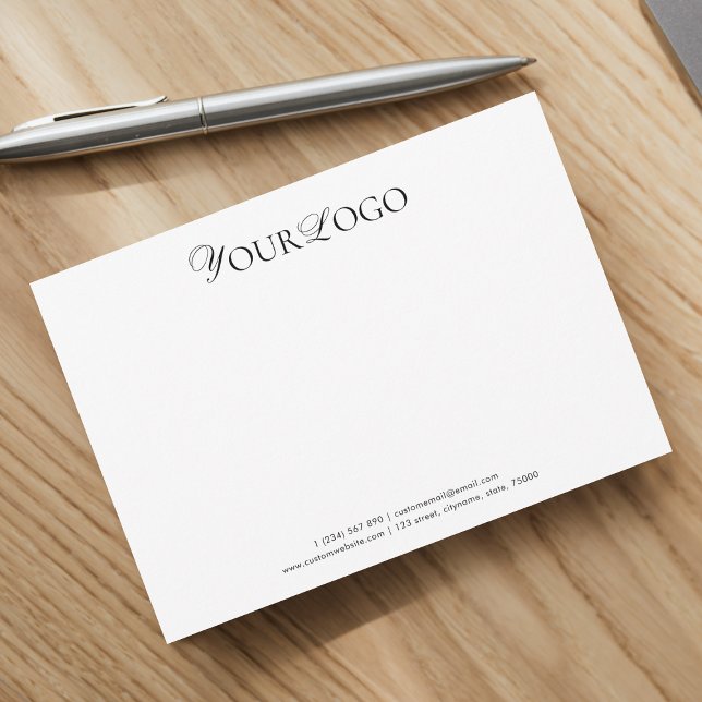 Horizontales Logo für Unternehmen mit langer Gesch Mitteilungskarte (Von Creator hochgeladen)