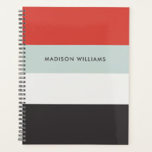 Horizontales Monogramm des Zollkolorblocks