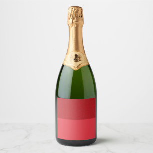 Horizontales Split Tomato Red Bottle Label (Custom