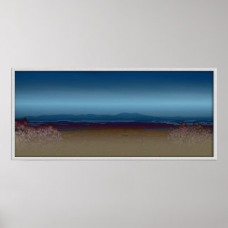 Horizontallinie Poster