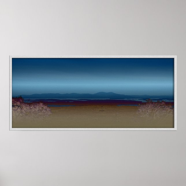 Horizontallinie Poster (Vorne)