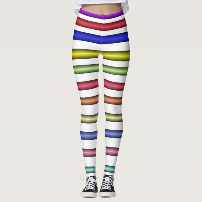 Horizontfarben Leggings (Vorderseite)