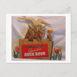 Horlacher's Genuine Bock Beer Postkarte