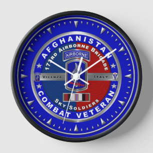 Horloge 173e brigade aéroportée Afghanistan Vétéran