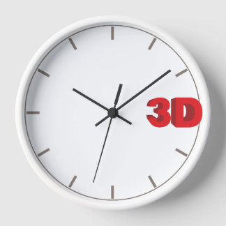 Horloge 3D.